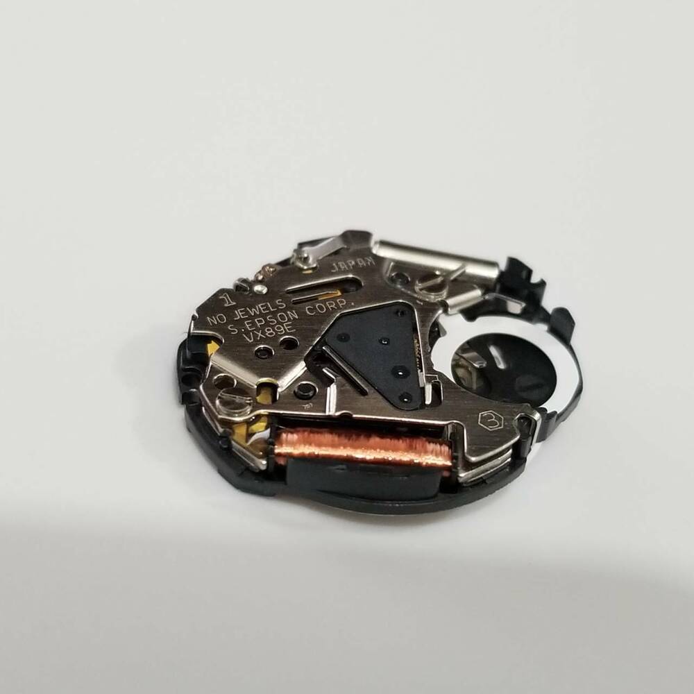 S. Epson VX89 quartz watch movement repair part, precise fit for 3Y09 and 7N89 models.