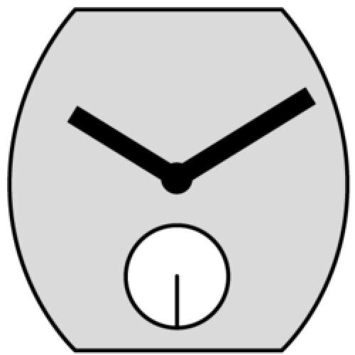 Ronda 1064 quartz watch movement part for accurate watch repair and maintenance.