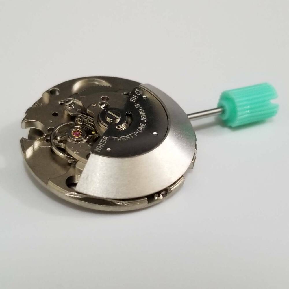 SII NH15 automatic watch movement repair part for precise mechanical timekeeping.