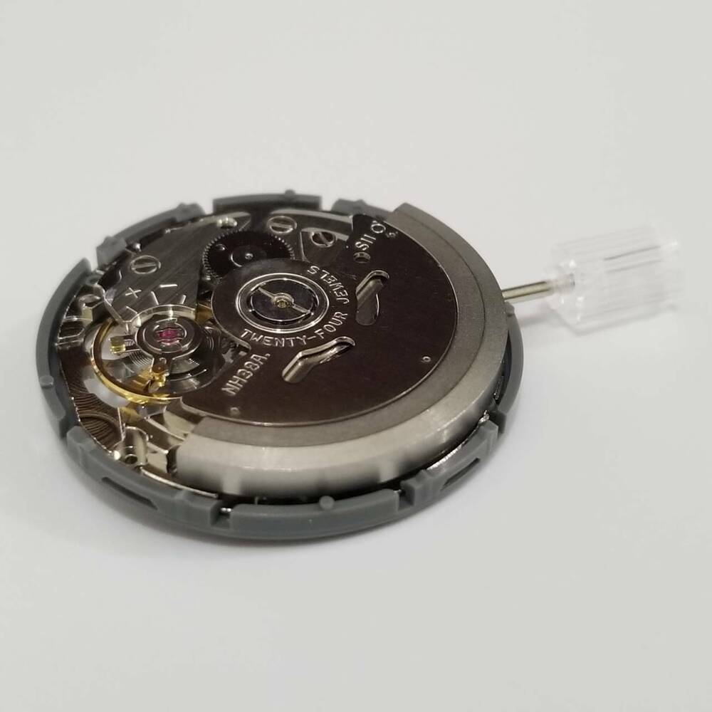 SII NH38 automatic watch movement by Seiko, ideal for repairing and replacing 4R38 watch parts.