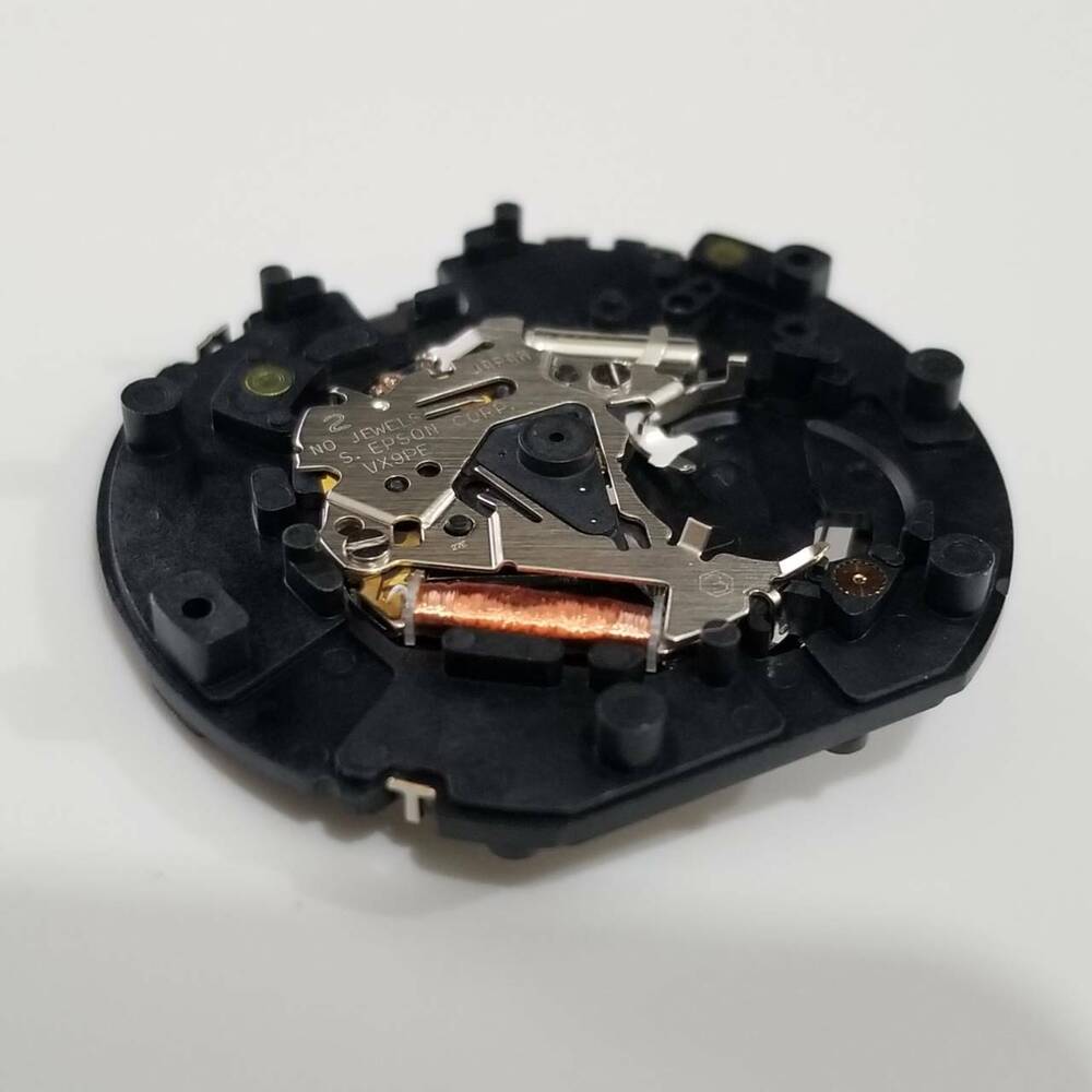 S. Epson VX9P quartz watch movement repair part ensuring precise timekeeping for watch accessories.