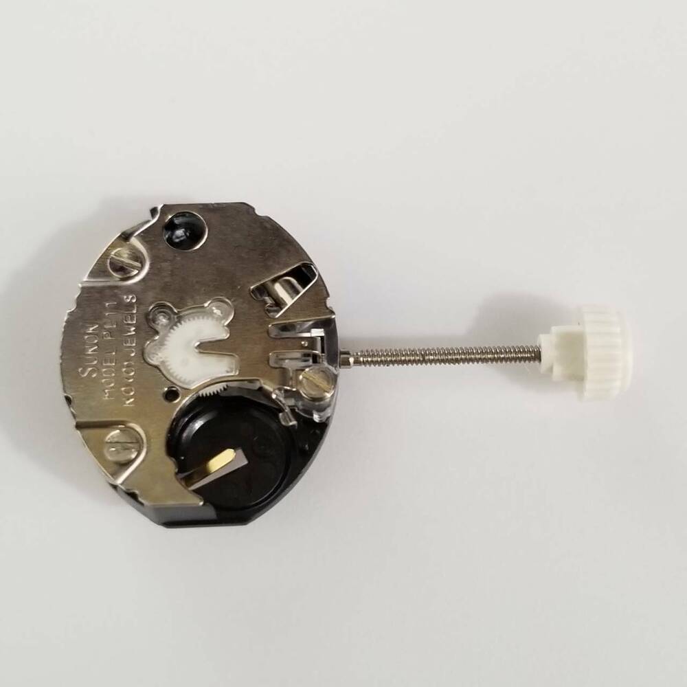 Set of 3 SUNON PE11 quartz watch movements for accurate watch repair and seamless replacement.