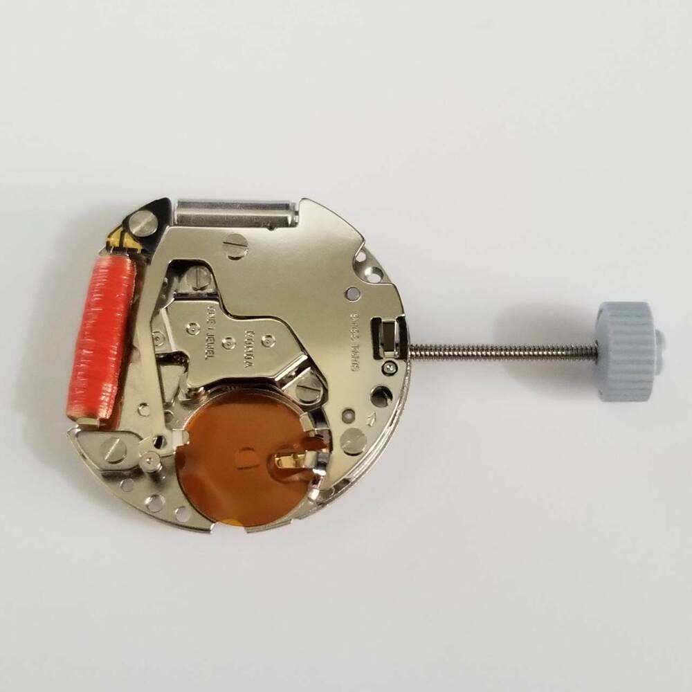 Ronda 774 quartz watch movement with 2 hands, precision Swiss part for watch repair.