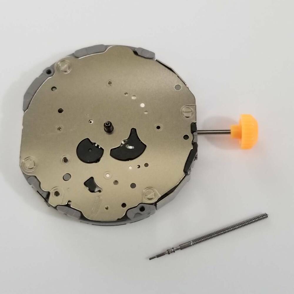 Miyota JR10 quartz watch movement for precise timekeeping and reliable repairs.