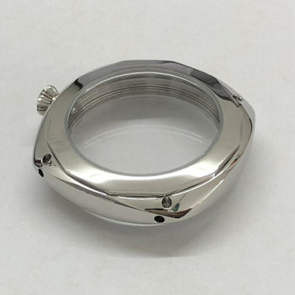 Uhrgeh�use 45mm aus kratzfestem Saphirglas und 16L Stahl, kompatibel mit ETA 6497/6498 Uhrwerken.