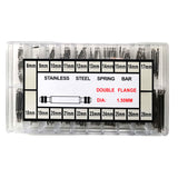 300Pcs 8-25mm Watch Band Strap Spring Bars strap Link Pins Stainless Steel Tools