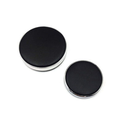 Large leather watch movement cushion pad, ideal for secure watch repairs and stylish display.