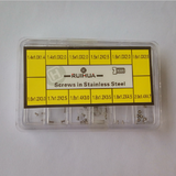 No. 4023-A One Slotted Head Stainless Steel Watch Back Case Screw 12 Sizes