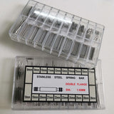 300Pcs 8-25mm Watch Band Strap Spring Bars strap Link Pins Stainless Steel Tools