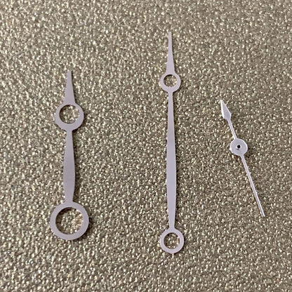 No Luminous watch hands set for ETA6497/6498 ST3600 movement, compatible with 3-hand watches.