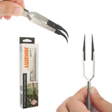 JM-T10-12 Steel Precision Anti-static ESD Electronics Tweezers for iPhone Repair