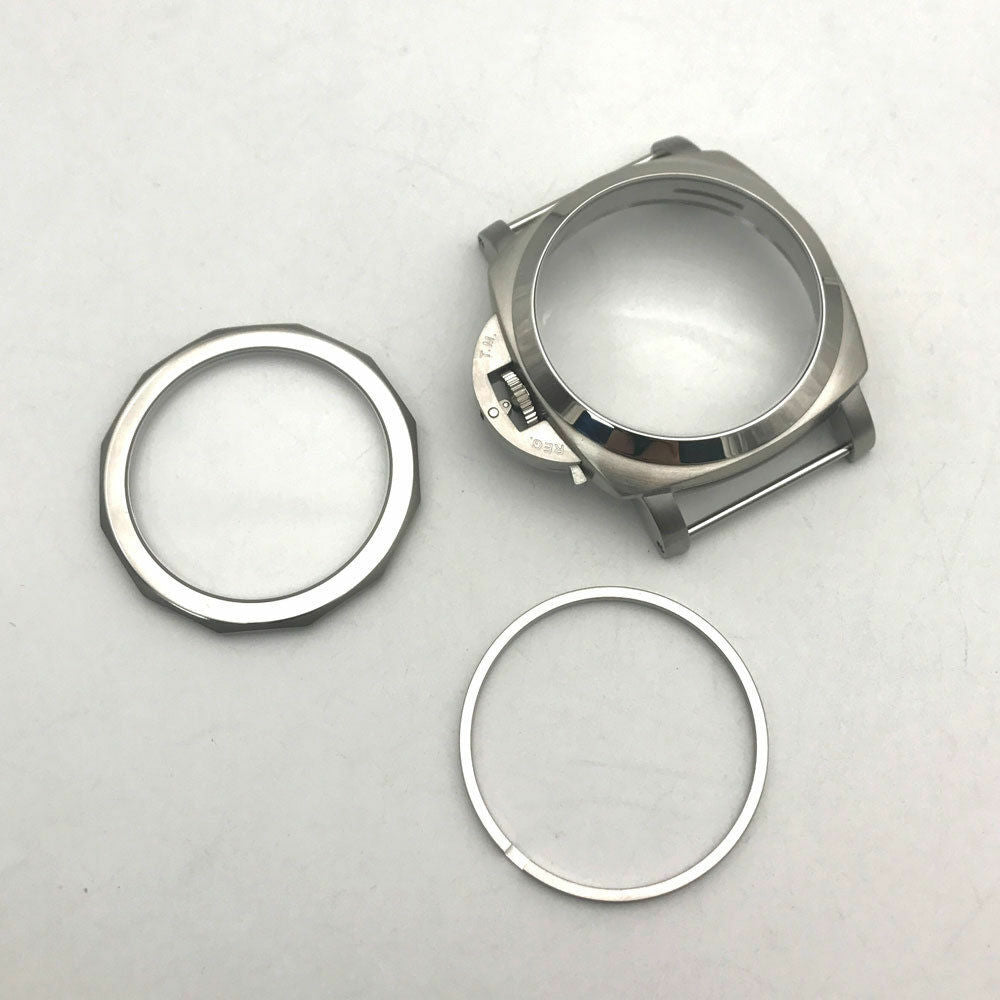 47mm 316L Stainless Steel Watch Case For Seagull ST36 ETA 6497 6498 Movement