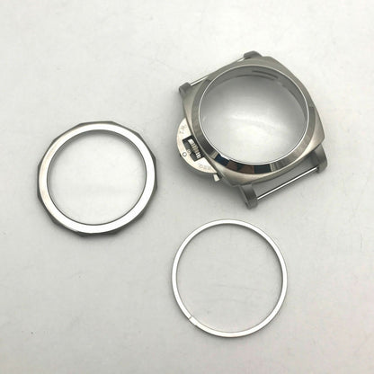 47mm 316L Stainless Steel Watch Case For Seagull ST36 ETA 6497 6498 Movement