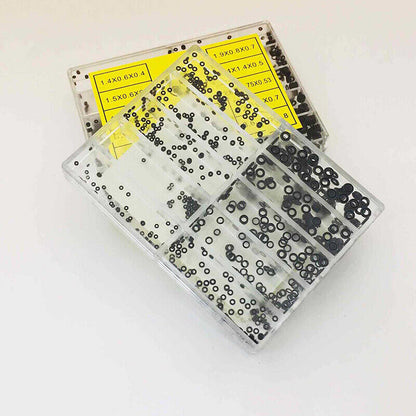 Waterproof rubber O ring gasket for watch crowns, durable seal in assorted sizes for accessory repair.