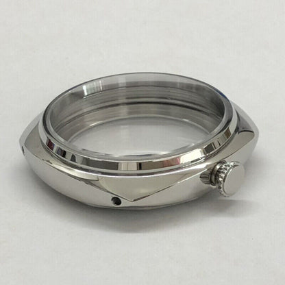 Boîtier de montre en verre saphir de 45 mm en acier 316L pour mouvement <tc>ETA</tc> 6497 6498 ST3600 3621