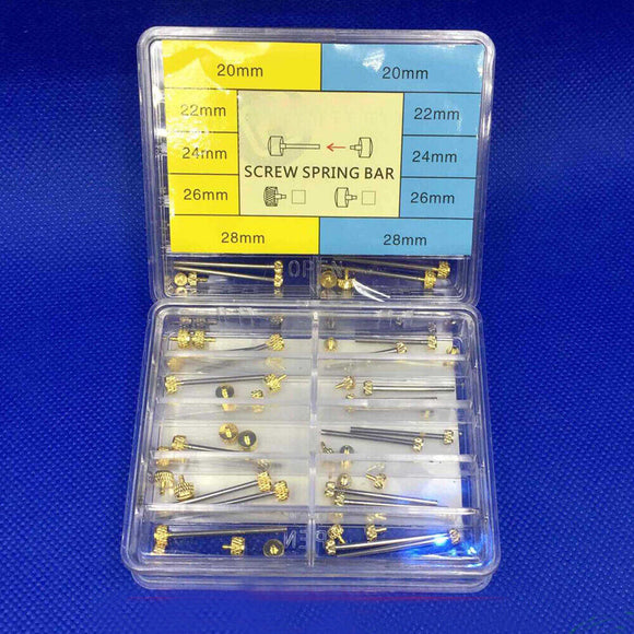 Watch Repair Kit Steel Screw Spring Bar for Watch Bracelet Bandstrap Replacement