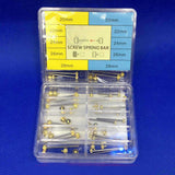 Watch Repair Kit Steel Screw Spring Bar for Watch Bracelet Bandstrap Replacement