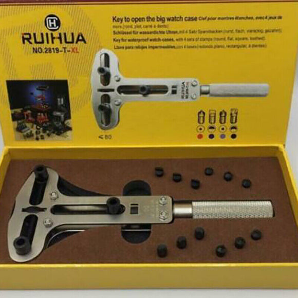 Practical Max. 80mm Opening Watch Case Back Opener Remover Tool Large Wrench