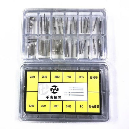 Assorted Watch Winding Stem Generic for Different Watch Movement Stainless Steel