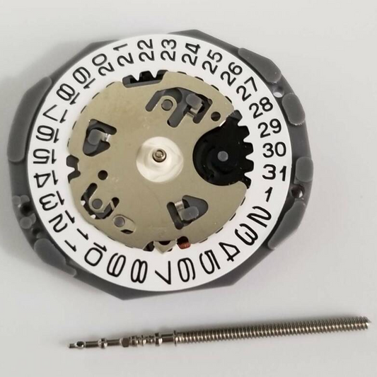 Hattori Epson TMI VJ24B quartz watch movement, Japan-made for precise timekeeping in accessories.