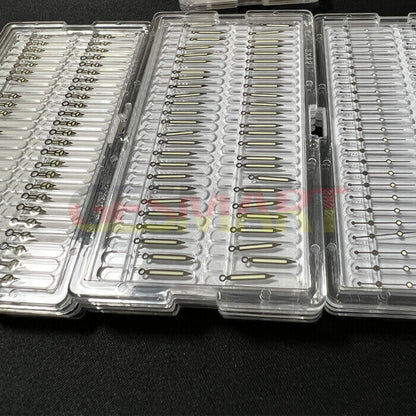 Silver and gold-trimmed C3 Super Lume watch hands for Seiko SKX/SBBN with NH35 NH36 movement accessory.