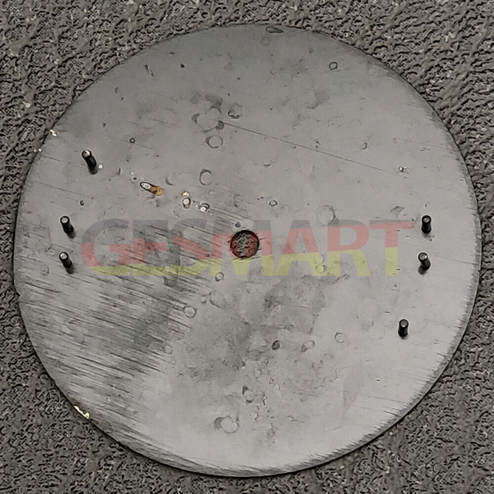 33.8mm green luminous pilot watch dial, compatible with NH35 movement for precise repairs.