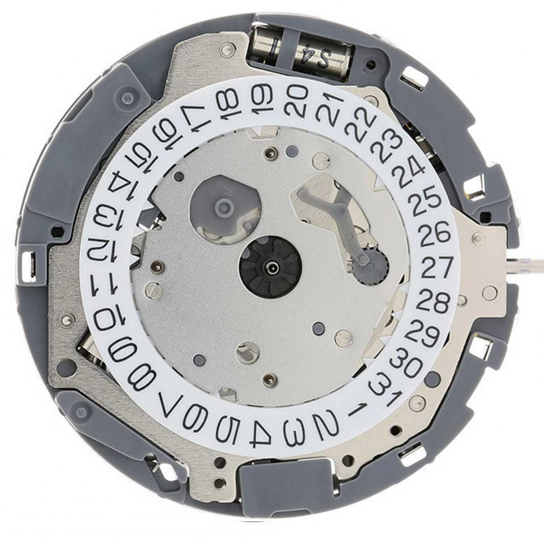 Miyota OS10 Quartz Watch Movement with Date Display at 3 o'clock, Japan Made