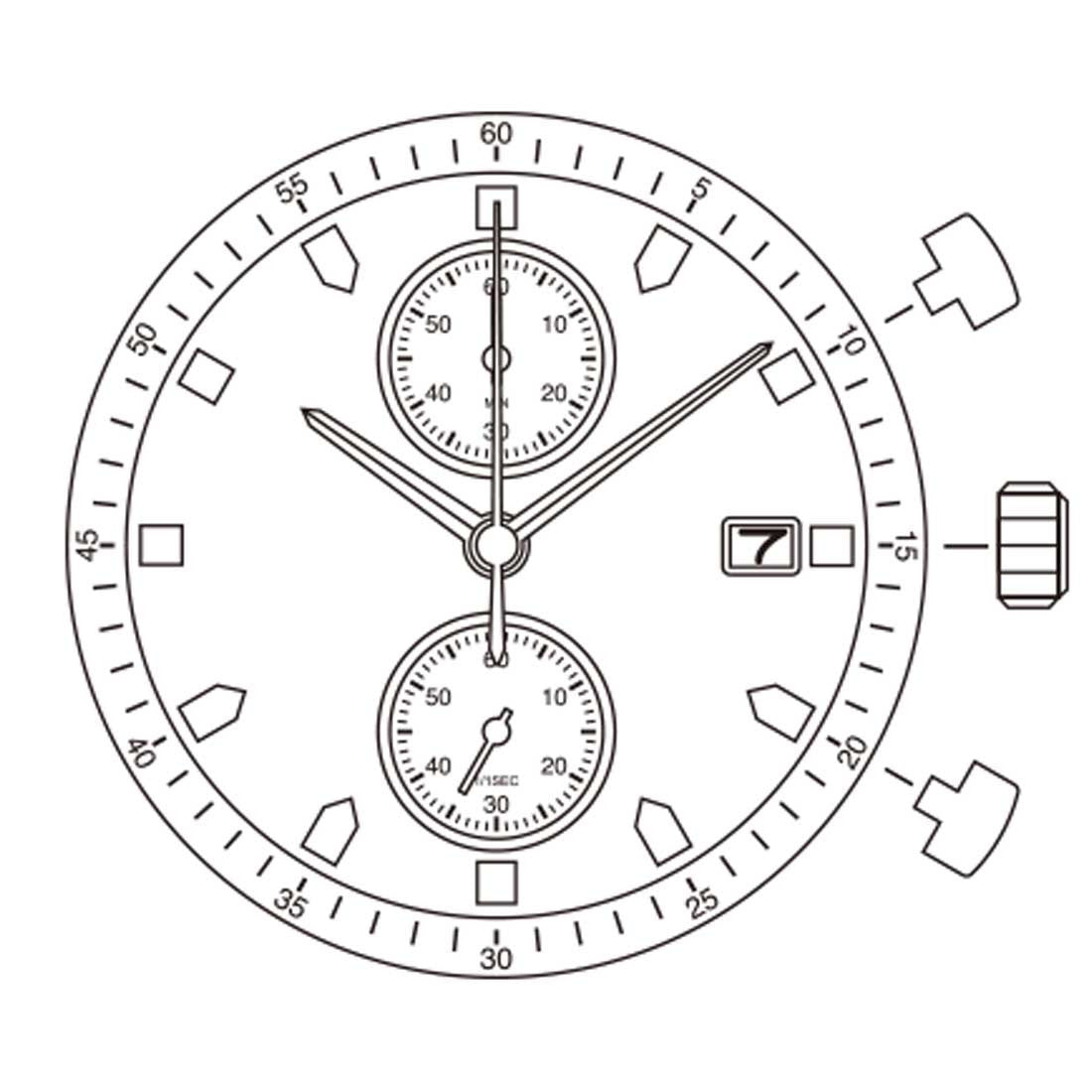 Mouvement à quartz japonais Miyota 0S11, fabriqué au Japon