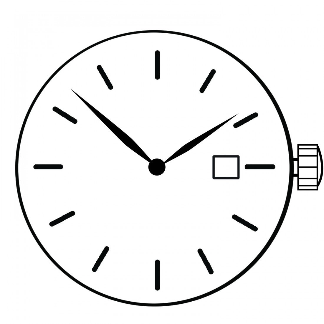 Mouvement de montre à quartz Ronda 1006 Slimtech