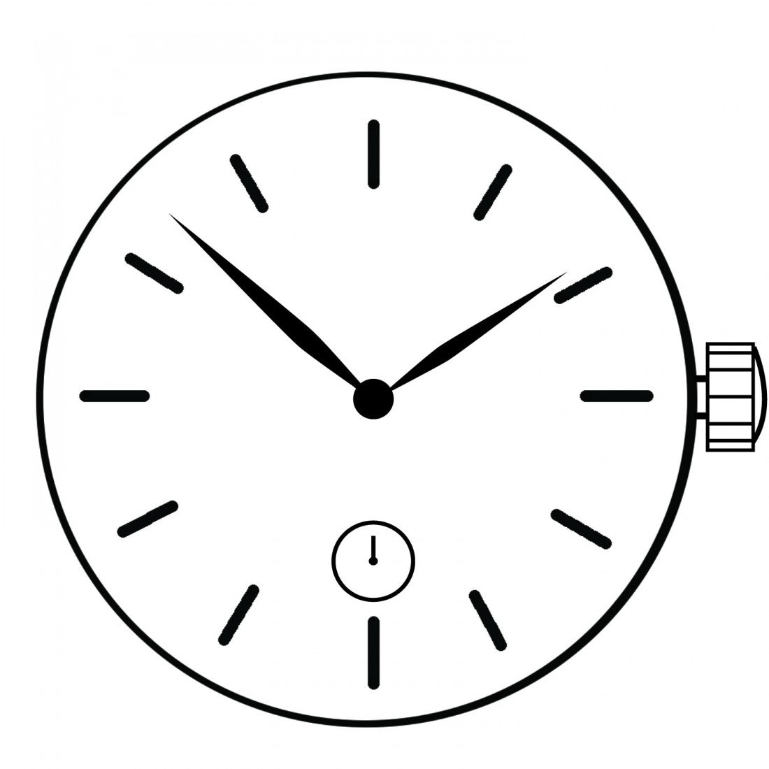 Mouvement de montre à quartz Ronda 1069