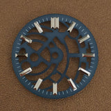 28.50mm Hollow Watch Dial NO Lume Suitable for NH35/NH36/NH70 Movement