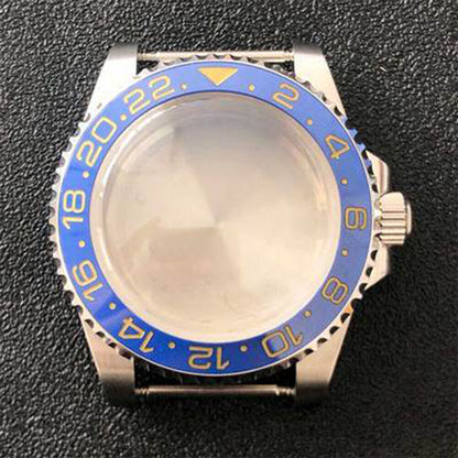 Caja de reloj de acero inoxidable 316L SUB con cristal de zafiro convexo 40mm para NH35/NH36