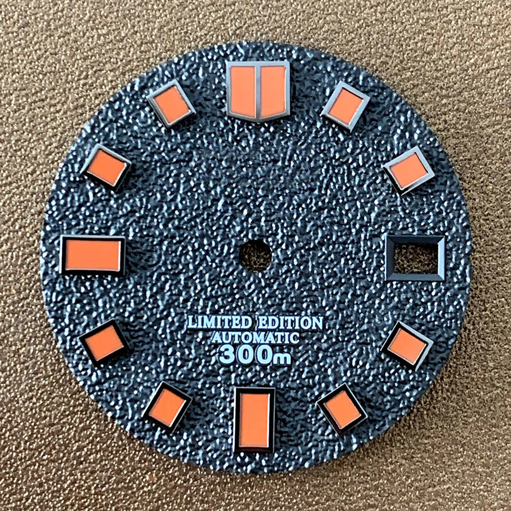 Cadran de montre coloré de 28,5 mm, adapté au mouvement NH35, pièces de rechange