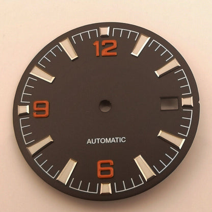Nouvelle montre Hippocampus 600 31 mm, cadran vert lumineux, compatible avec le mouvement NH35