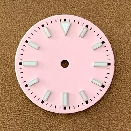 29mm luminous watch dial compatible with NH35/NH36 ETA 2836/8215/2813 movements.