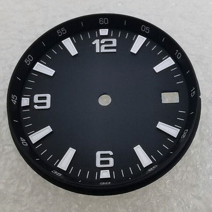 31mm Watch Dial with Lume Suitable for NH35 NH36 Movement With Inner Ring