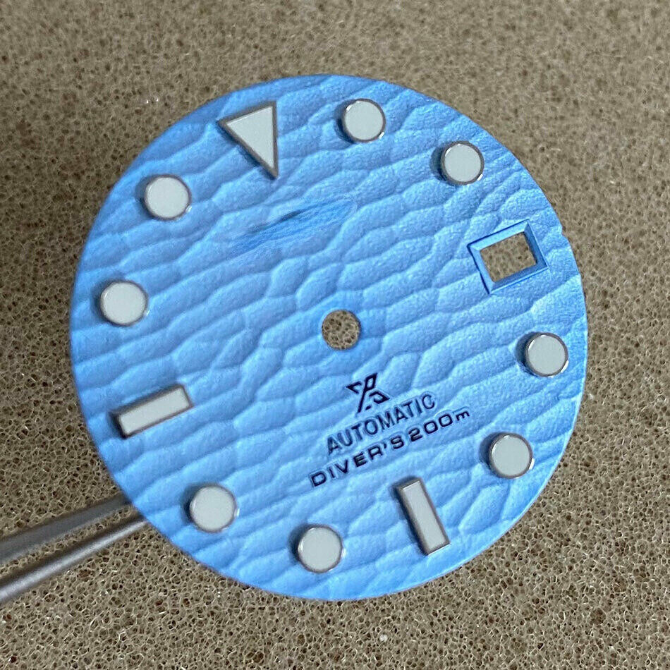Cadran de montre 28,5 mm vert lumineux adapté au mouvement NH35 #VE45