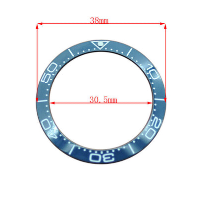 38mm Keramik Uhr Lünette Für GMT Herren Uhr Zubehör Uhr Reparatur Teil 