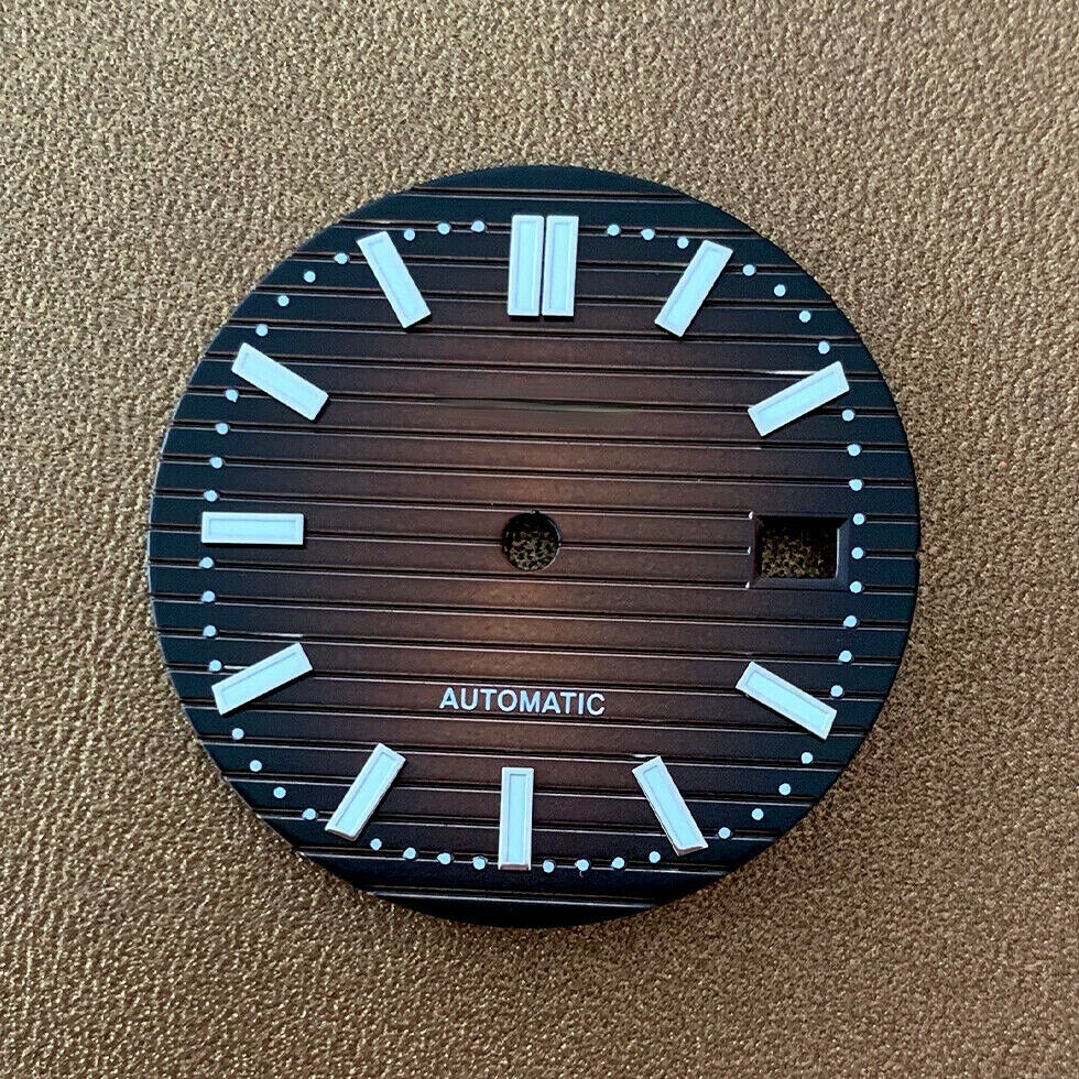 Cadran de montre lumineux de 30,5 mm, adapté au mouvement NH35, pièces de rechange