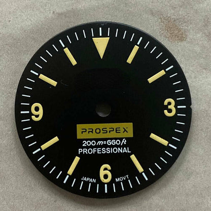 28,50 mm Zifferblatt grün leuchtend passend für NH35/NH36 Uhrwerk Uhr #04