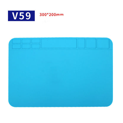 Heat-Resistant Soldering Station Silicon Soldering Watch Repair Mat Work Pad