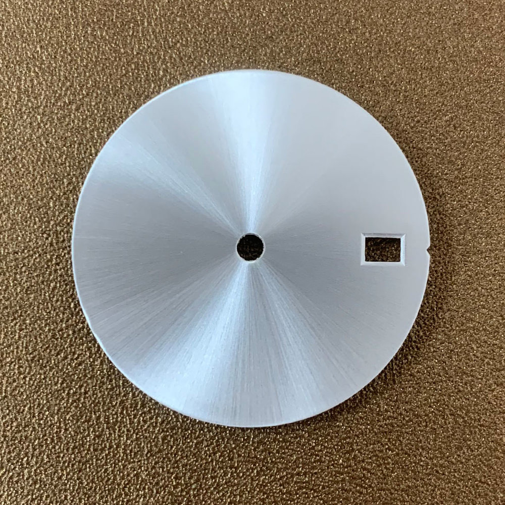 28,5 mm Zifferblatt glänzte für NH35 Uhrwerk Uhrenteile KEIN Kalender