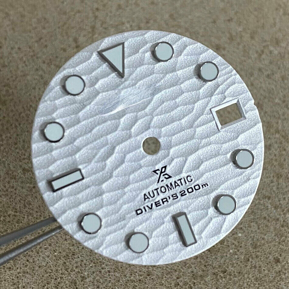 Cadran de montre 28,5 mm vert lumineux adapté au mouvement NH35 #VE45