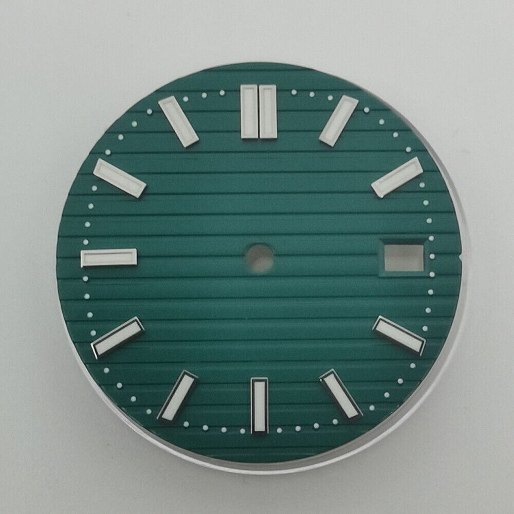 Nouveau cadran de montre 29,7 mm vert lumineux adapté au mouvement NH35 NH36 #B-6