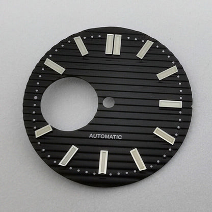 Cadran de montre neuf de 29,7 mm, vert lumineux, compatible avec le mouvement NH38 #JC06