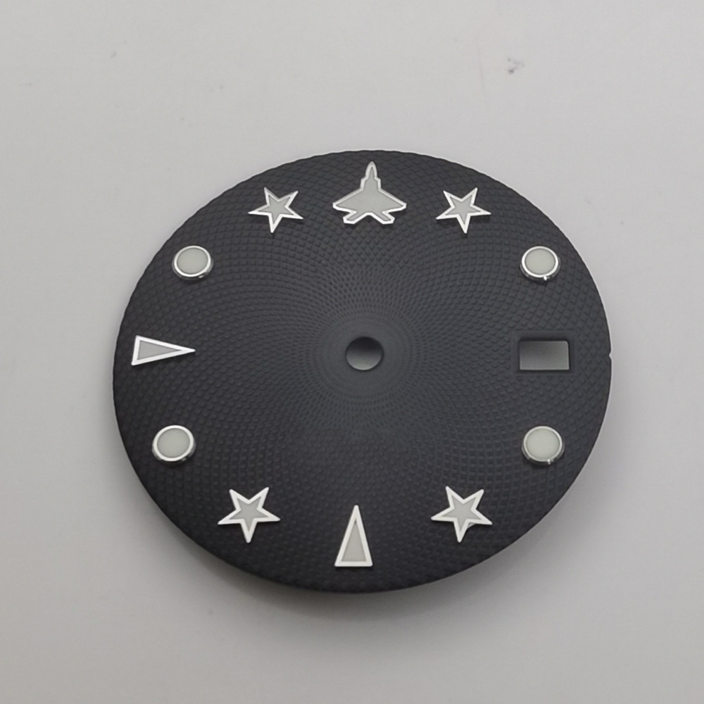 New 29mm Watch Dial Green Luminous Suitable for NH35 NH36 Movement Men Style