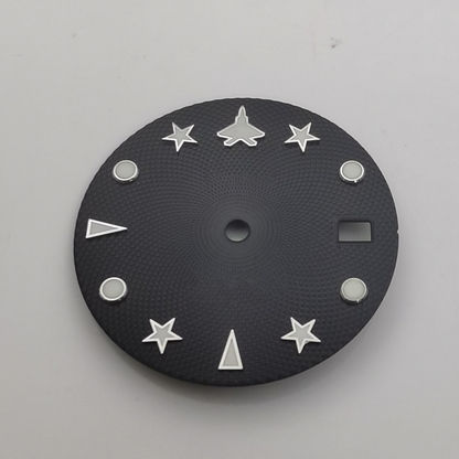 New 29mm Watch Dial Green Luminous Suitable for NH35 NH36 Movement Men Style
