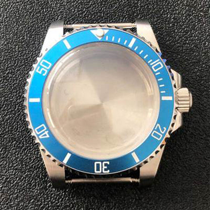 Caja de reloj de acero inoxidable 316L SUB con cristal de zafiro convexo 40mm para NH35/NH36