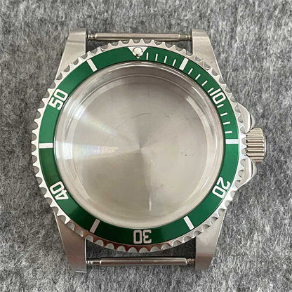 Boîtier de montre rétro en acier inoxydable 19 options pour NH35/NH36 avec verre saphir 