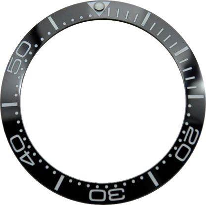 Anillo de bisel cerámico de 38mm para reloj, anillo insertable para bisel para caja de reloj GMT de 40mm